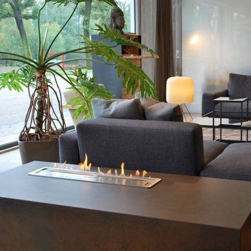 Brûleur au bioéthanol rectangulaire - 80 - MAISONFIRE - contemporain / à encastrer / de table