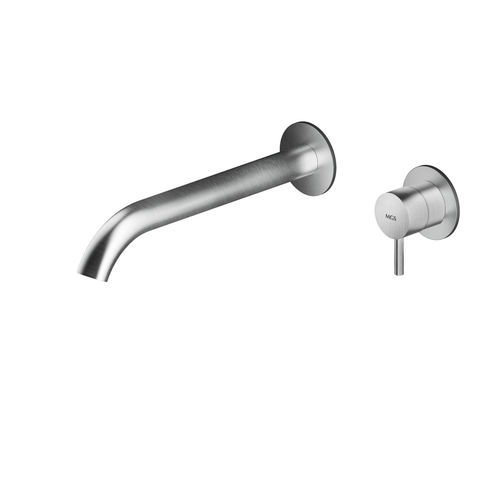 Mitigeur de vasque - MB291 - MGS Progetti - à encastrer / en inox / 2 trous