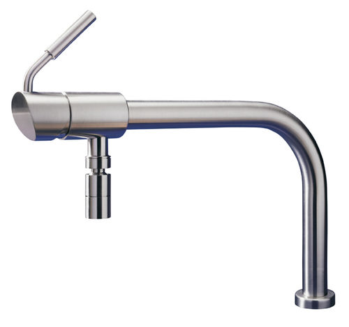 Mitigeur à poser - BOMA PS - MGS Progetti - en inox / de cuisine / 1 trou