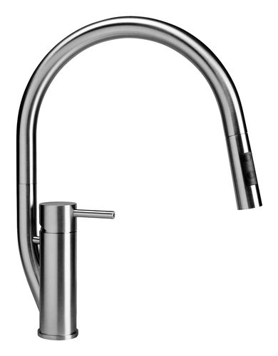 Mitigeur à poser - RANDA KD - MGS Progetti - en inox / de cuisine / 1 trou