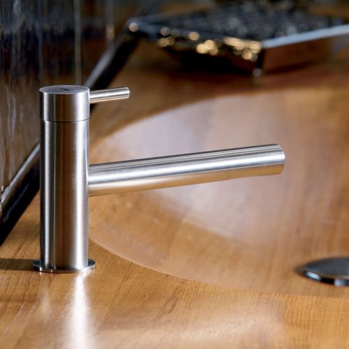 Mitigeur de vasque - MB235 - MGS Progetti - à poser / en inox / 1 trou
