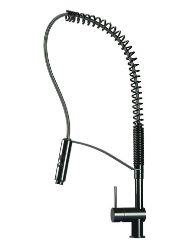 Mitigeur à poser - VELA LD - MGS Progetti - en inox / de cuisine / 1 trou