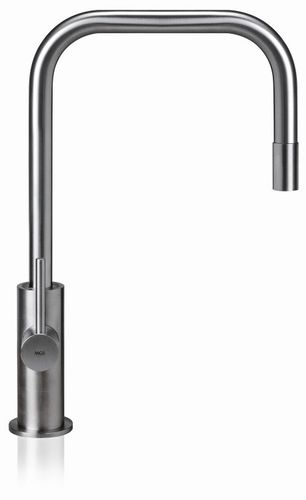 Mitigeur à poser - SPIN SQE - MGS Progetti - en inox / de cuisine / 1 trou