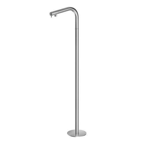 Mitigeur de vasque - MB 247 - MGS Progetti - au sol / en inox / 1 trou