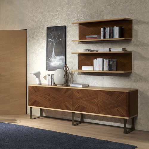 Buffet sur pieds hauts - CR55 DESYO  - CARPANELLI - contemporain / en noyer / en métal