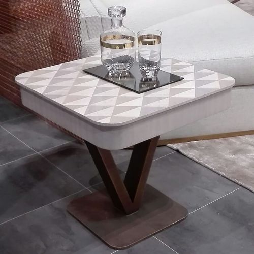Guéridon contemporain - TL65 VIKTORIA - CARPANELLI - en bois / carré / résidentiel