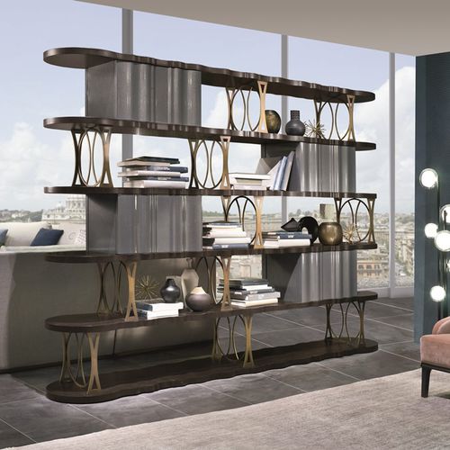 Étagère contemporaine - LB46B MISTRAL - CARPANELLI - en bois / noire