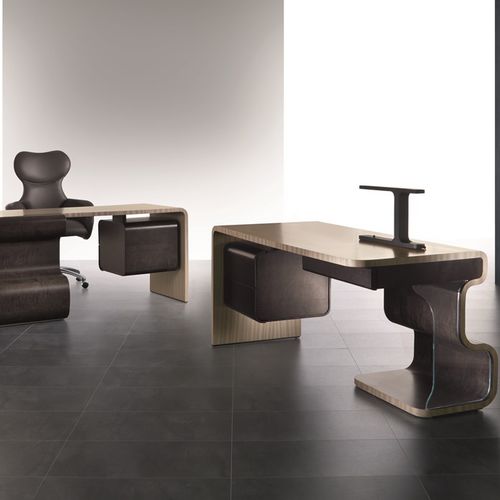 Bureau de direction - SC29 WAVE - CARPANELLI - sur pied / design original / en bois