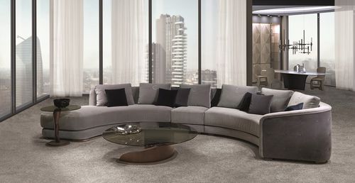 Canapé modulable - DI43 DESYO CURVY  - CARPANELLI - en arc de cercle / contemporain / en tissu