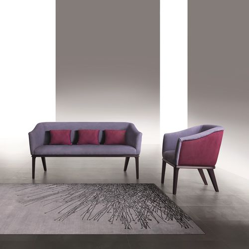 Canapé contemporain - DI53 CLUB  - CARPANELLI - en tissu / violet