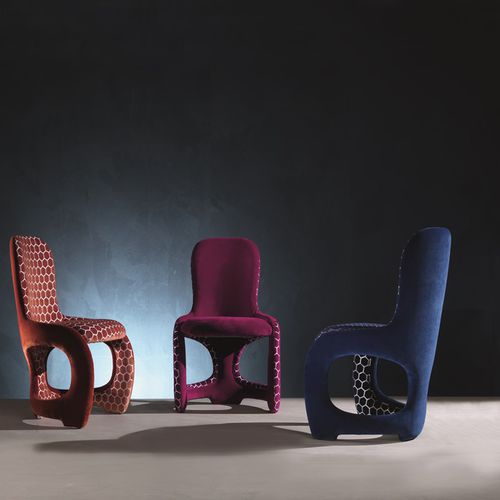 Chaise contemporaine - SE48 VENERE  - CARPANELLI - d'intérieur / en cuir / tapissée