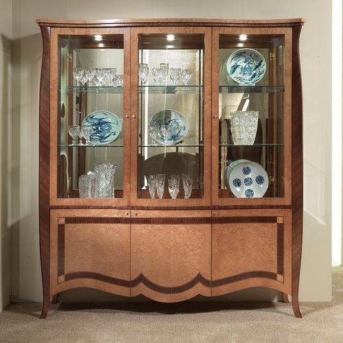 Vitrine classique - VE46 CHARME  - CARPANELLI - en verre / en bois
