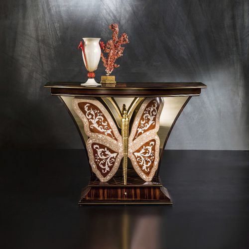 Console classique - MB51 FARFALLA  - CARPANELLI - en bois massif / en érable / en ébène