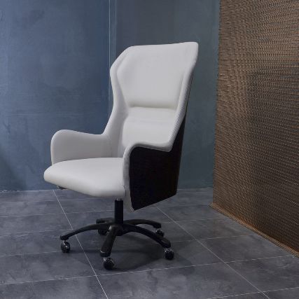 Fauteuil de bureau contemporain - PO72 CENTURY  - CARPANELLI - en cuir / avec dossier haut / professionnel