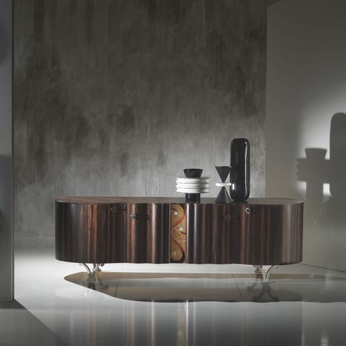 Buffet contemporain - CR40 MISTRAL  - CARPANELLI - en ébène / en métal
