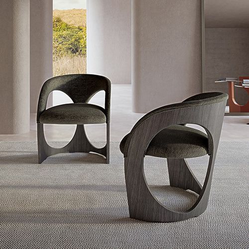Chaise de salle à manger contemporaine - SE62 MISTRAL TAY SCURO - CARPANELLI - de cuisine / d'intérieur / en bois