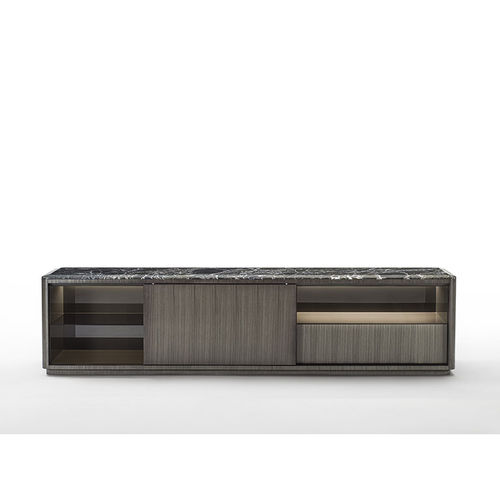 Buffet contemporain - CR77 DAFNE - CARPANELLI - en bois / en marbre / avec étagère