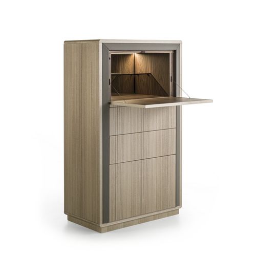 Buffet haut - MB69B GALILEO LUX - CARPANELLI - contemporain / en eucalyptus / avec tiroirs