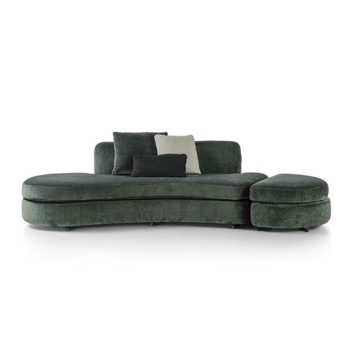 Canapé modulable - DI5804 - CARPANELLI - en arc de cercle / contemporain / en velours