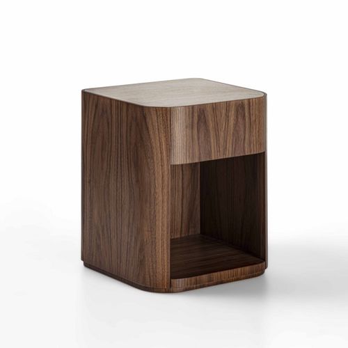 Table de chevet contemporaine - CD35 ALMA - CARPANELLI - en bois / en marbre / carrée