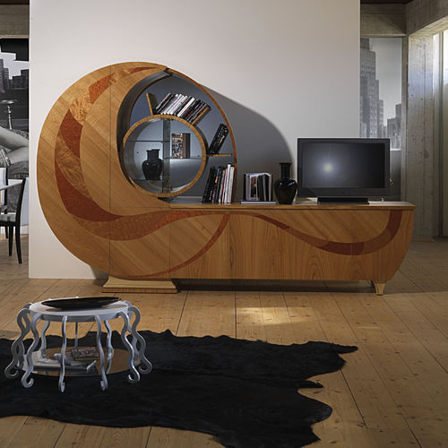Bibliothèque design original - VL18 CHIOCCIOLA - CARPANELLI - en bois