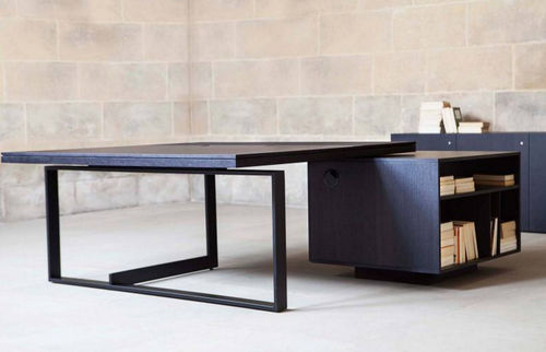Bureau de direction - BAT  - AKABA - contemporain / en bois / d'angle