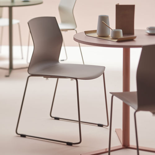 Chaise contemporaine - KABI WIRE - AKABA - d'intérieur / en tissu / en polypropylène