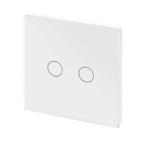 Interrupteur tactile - 00367 - Retrotouch - encastré / double / en chrome