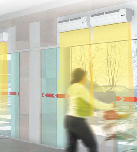 Rideau d'air de plafond - NOIROT - professionnel / pour commerce