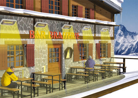 Chauffage infrarouge mural - IRC - NOIROT - de plafond / électrique / professionnel