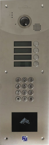 Platine de rue en métal - 27-3001 - Intratone - d'extérieur / avec caméra / mains libres