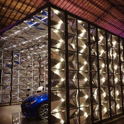Panneau décoratif pour faux-plafond - RICEFOLD™ - Miniwiz S.E.D. Co. Ltd. - mural / en matières recyclées / LED