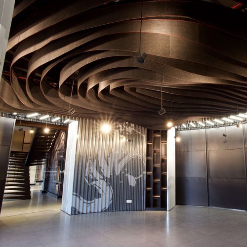 Panneau décoratif pour faux-plafond - JACKIE CHAN INTERNATIONAL (SH) HQ. - Miniwiz S.E.D. Co. Ltd. - mural / en matières recyclées / en plastique