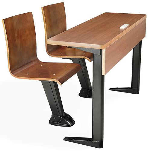 Ensemble table et chaises contemporain - WD-118 & TB-618 - Gauss Furniture - d'intérieur / en bois / en aluminium