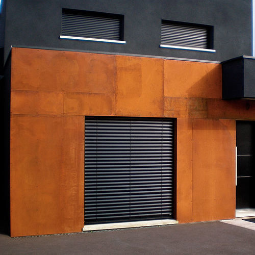 Bardage en panneaux - Coutier Industrie - en acier corten / vertical / horizontal
