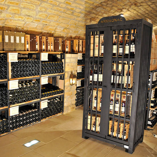 Cave à vin de service - Coutier Industrie - professionnelle / pose libre / en acier