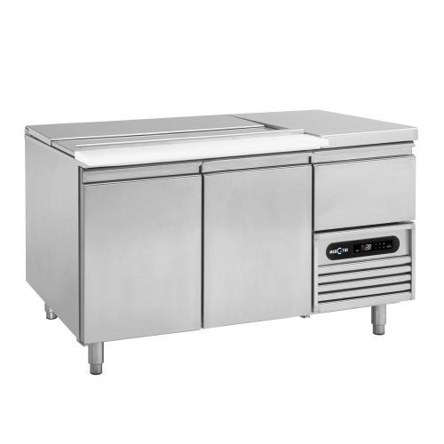 Table de préparation pour pizza - L5 - Mercatus S.A. - pour sandwiches / en inox / réfrigérée