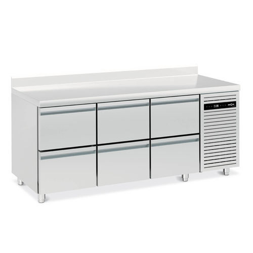 Comptoir réfrigéré professionnel - L2 - Mercatus S.A. - 2 portes / 6 tiroirs