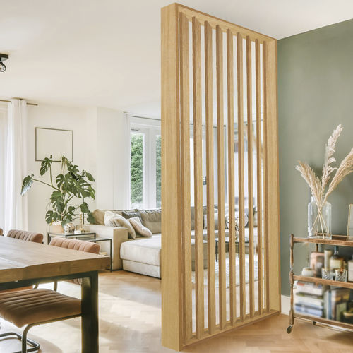 Claustra en chêne naturel - INCLINÉES - Proboporte - d'intérieur