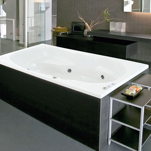 Baignoire en acrylique - ORLANDO - Awal Bathsystem - hydromassage / blanche