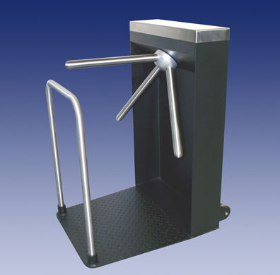 Tourniquet tripode - LC 100 PORTABLE - Hayward Turnstiles, Inc. - à socle / pour flux important / pour établissement public