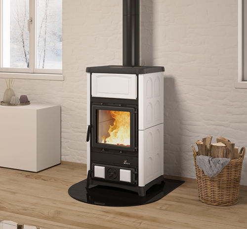 Poêle à bois - CONCITA - La Nordica-Extraflame - 10 kW - 20 kW / à poser / contemporain