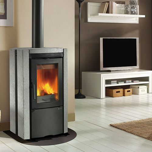 Poêle à bois - ESTER BII - La Nordica-Extraflame - 7,5 kW / contemporain / en fonte