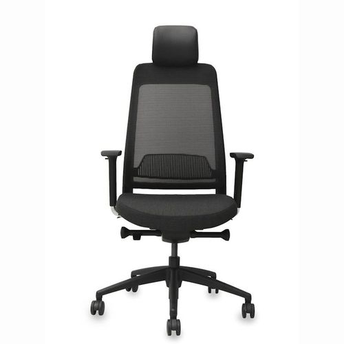 Fauteuil de bureau contemporain - MOON - Caray collectivites - en tissu / en mousse / en aluminium poli