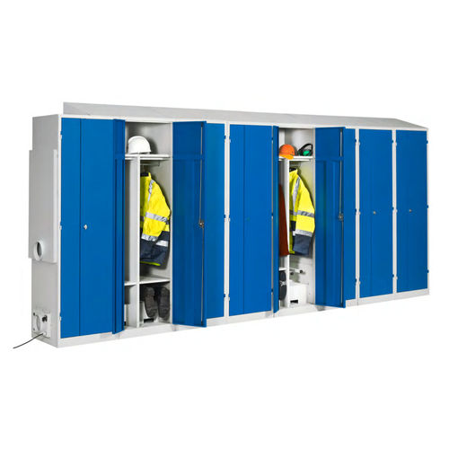 Casier vestiaire en métal - VESTCHAUF/8 - Caray collectivites - pour établissement public / pour stockage / sécurisé