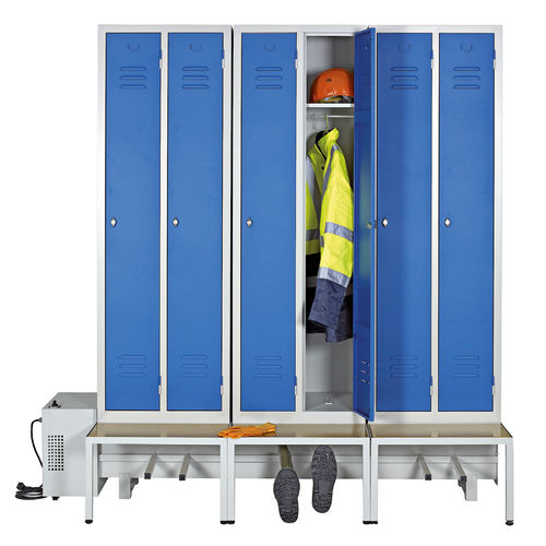 Casier vestiaire en tôle d'acier - CONFORT - Caray collectivites - pour établissement public / professionnel / sécurisé