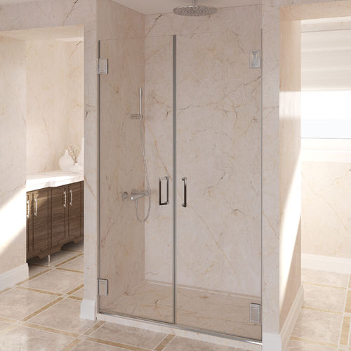 Paroi de douche battante - LUXURY ZARAGOZA - Lasser, S.A. - en niche / en verre trempé