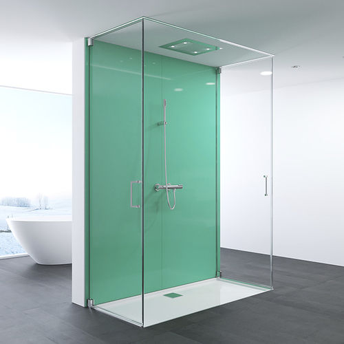 Paroi de douche à pivot - ALBA: DUBBO + PERTH - Lasser, S.A. - en verre trempé