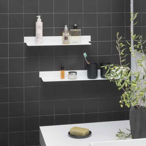 Étagère murale - TEEline4510x1-B - TEEbooks - contemporaine / en aluminium / de salle de bain