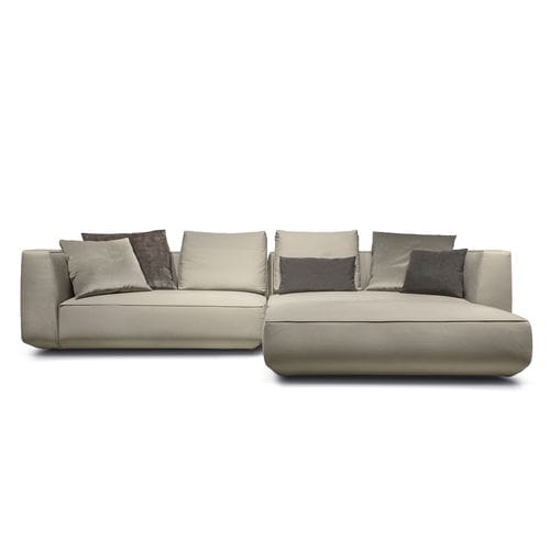 Canapé modulable - OLTRE - ART NOVA - contemporain / en tissu / en cuir